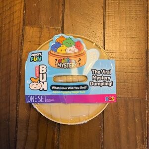 Rainbow Mystery Squishy Bun viral Dumpling holographic ribbon dumpling